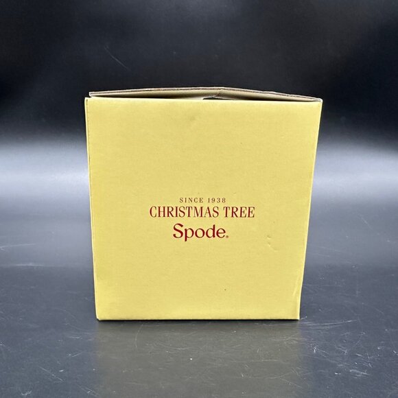 Spode Christmas Tree Mug Coaster Lid Set 12oz Ceramic Holiday Gift Ceramic - Picture 8 of 10
